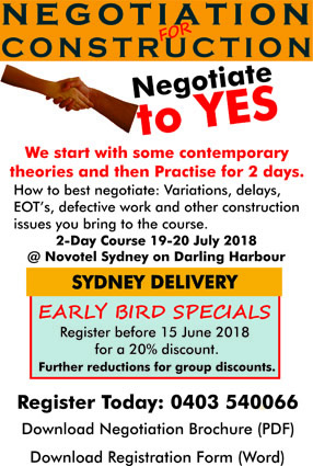 Negotiation in Contract Management Sydney